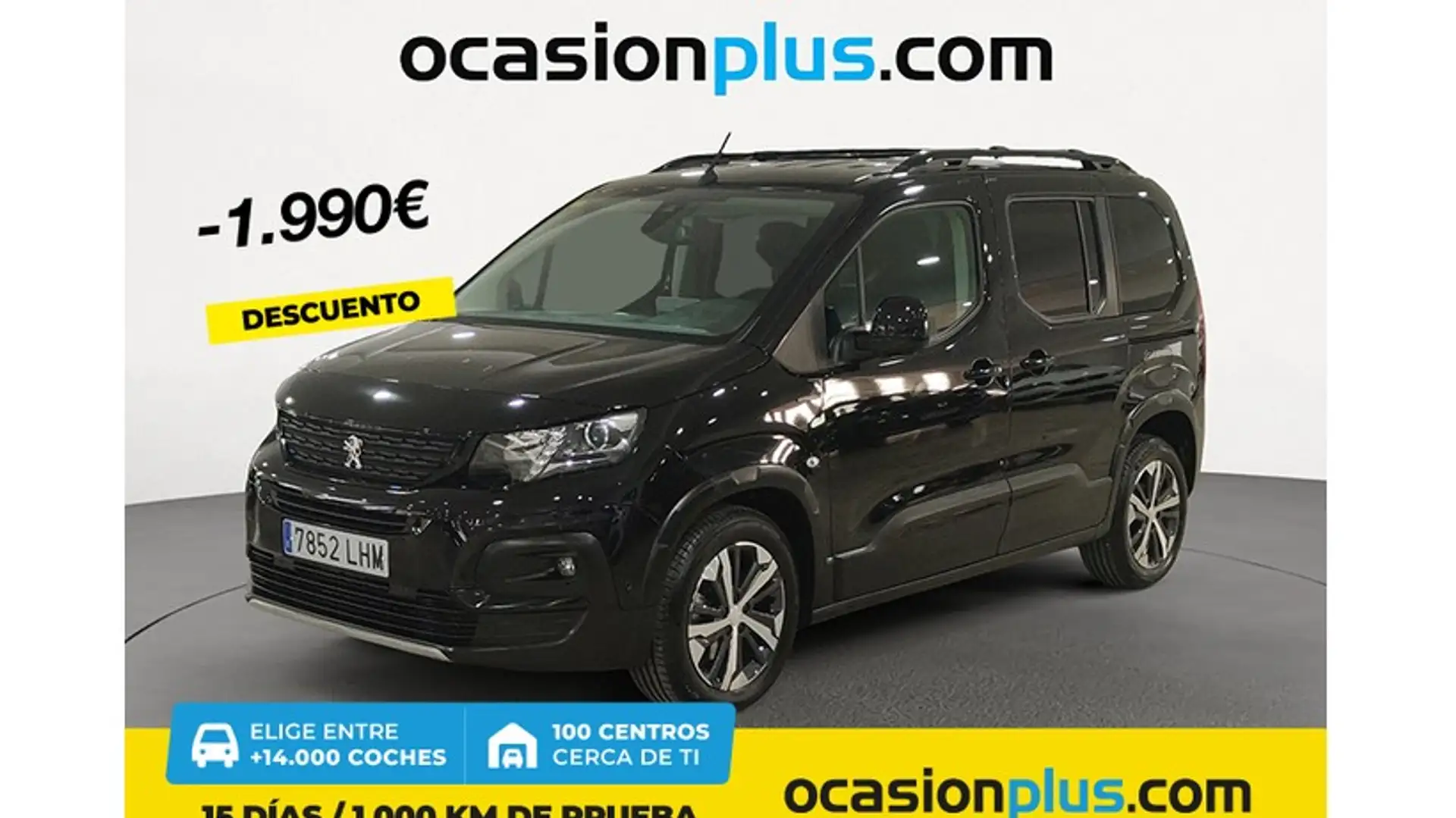 Peugeot Rifter 1.2 PureTech S&S Standard GT Line EAT8 130 Zwart - 1