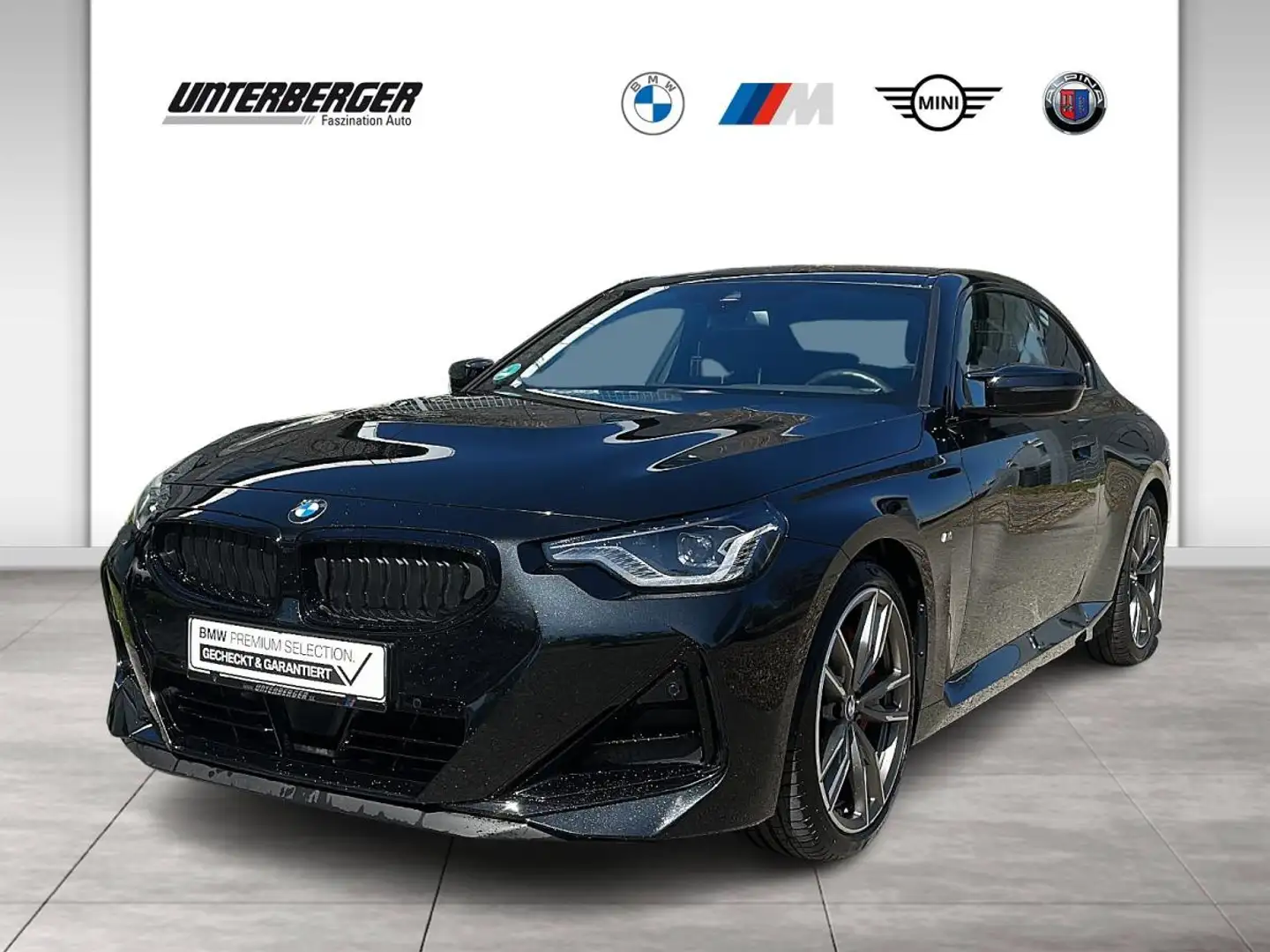 BMW 240 Coupé HK HiFi DAB LED Tempomat Klimaaut. Schwarz - 1