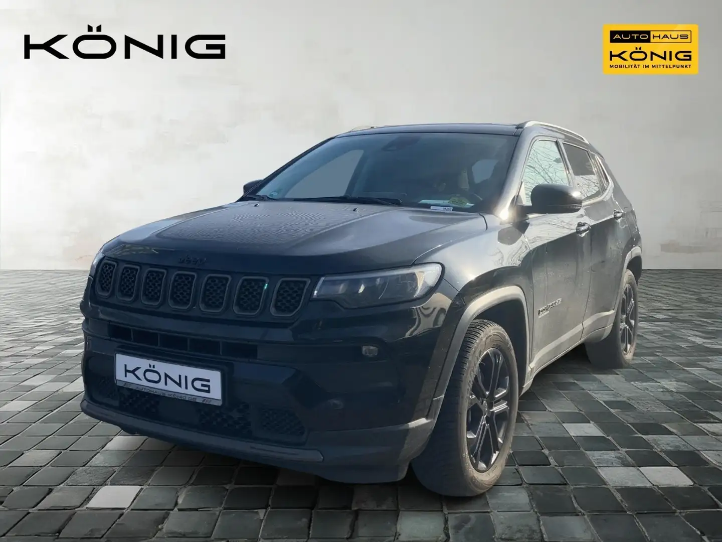 Jeep Compass PHEV NAVI ALLWETTERREIFEN SZH KLIMA Schwarz - 1