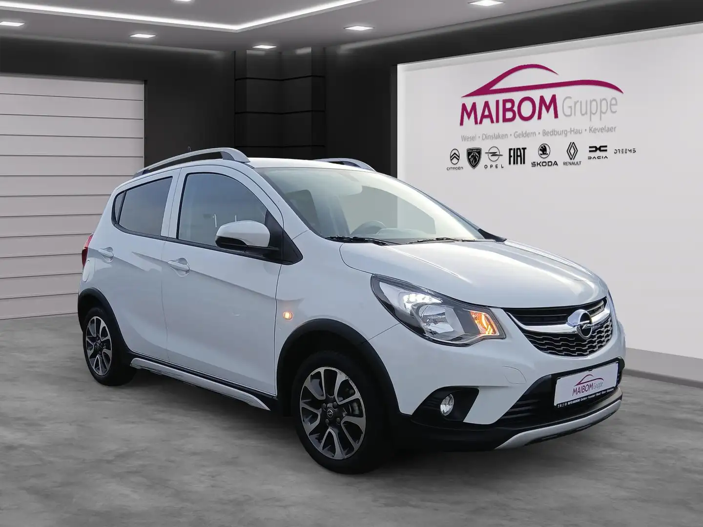 Opel Karl 1.0 12V+Allwetterreifen+KAMERA+PDC+SHZ U.V.M. Blanc - 2