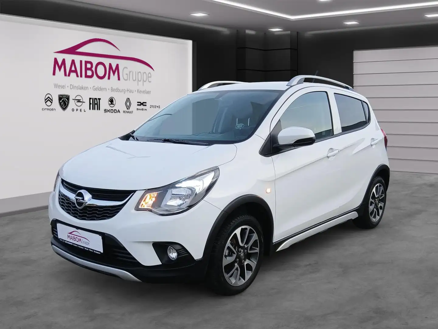 Opel Karl 1.0 12V+Allwetterreifen+KAMERA+PDC+SHZ U.V.M. Blanc - 1