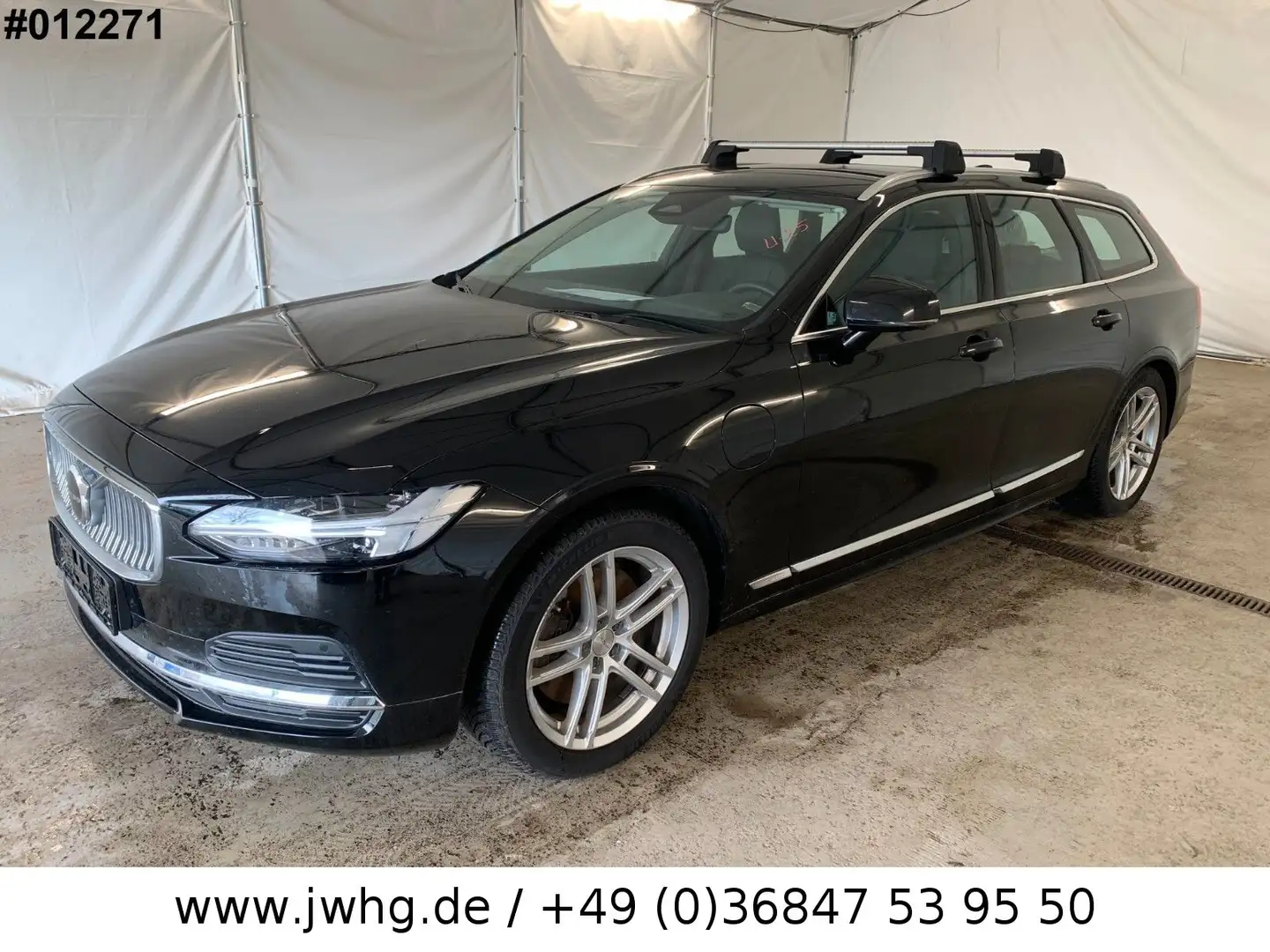 Volvo V90 Core Hybrid 18kWh AWD Nav 18" StnHz 4xSiHz Nero - 1