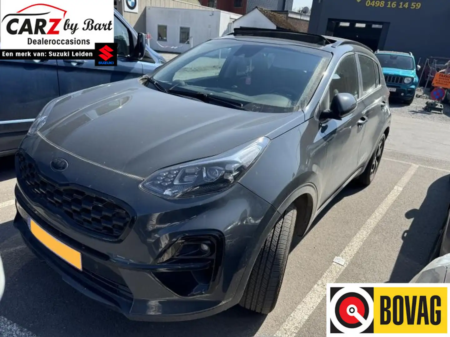 Kia Sportage 1.6 GDI BLACK EDITION Open dak | Stuurverwarming | Zwart - 1