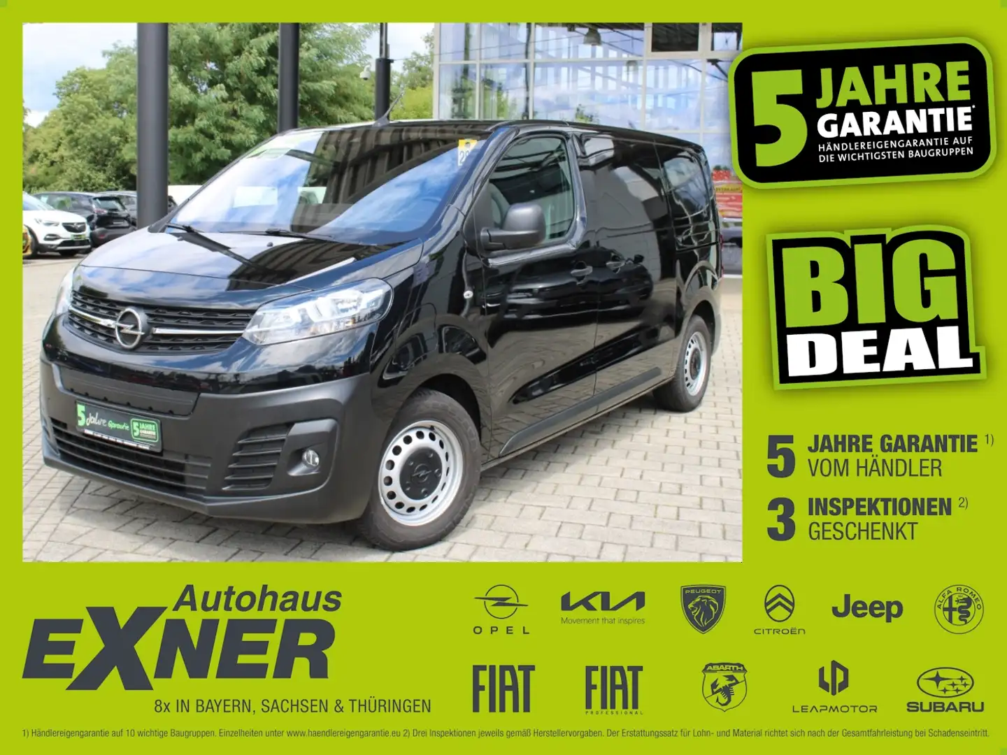 Opel Vivaro-e Kasten ELEGANCE 75kWh Laderaum-Holzboden Noir - 1