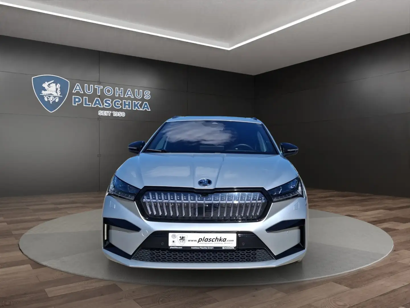 Skoda Enyaq 80 Sportline HUD+STANDHZ+PANO+CANTON Klima Navi Silber - 2
