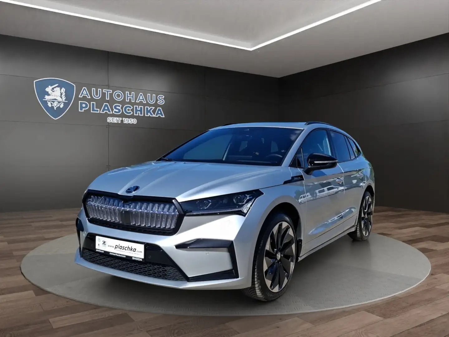 Skoda Enyaq 80 Sportline HUD+STANDHZ+PANO+CANTON Klima Navi Silber - 1