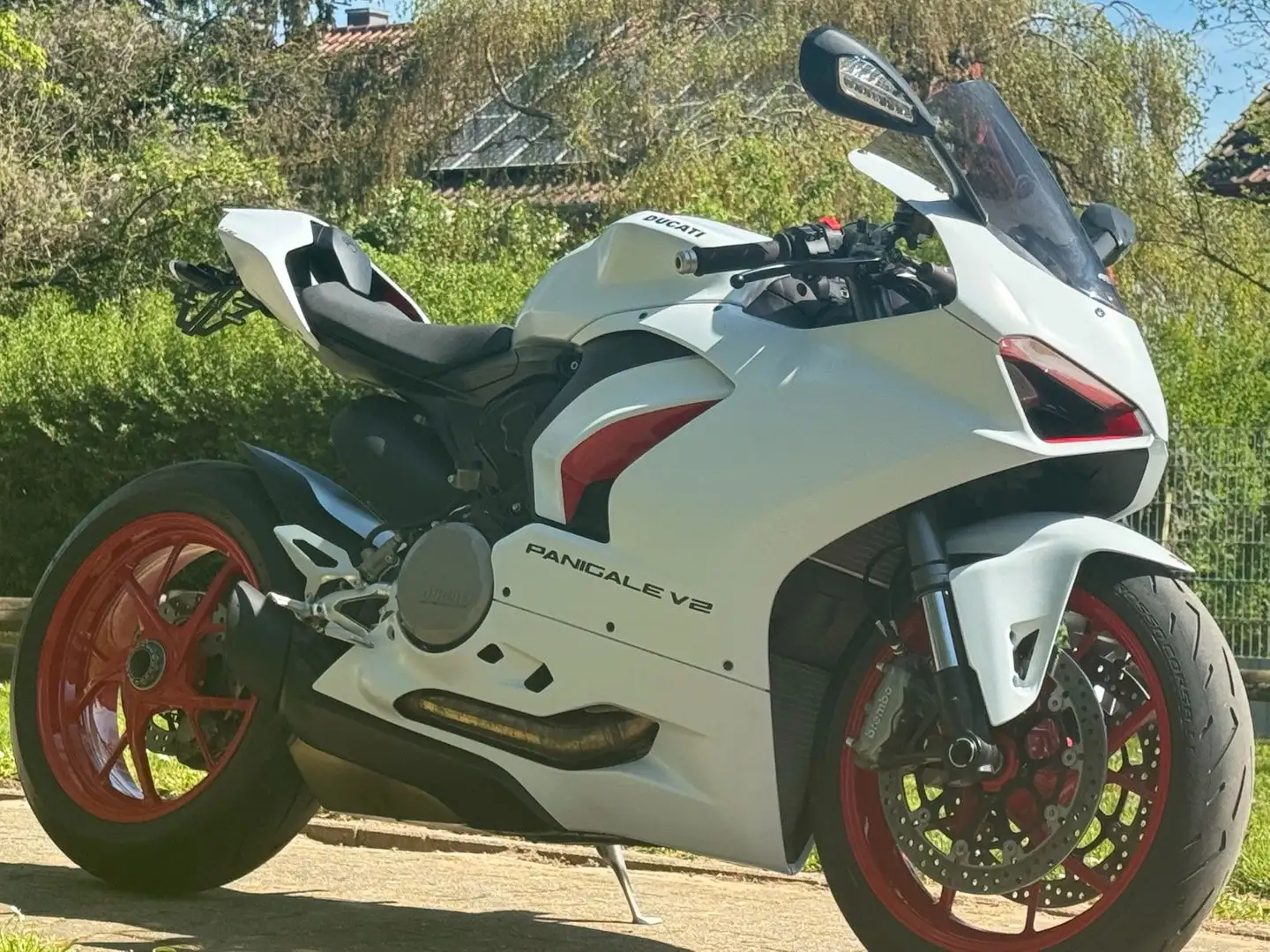 Ducati Panigale V2 white  *perfekt für die Saison Blanc - 1