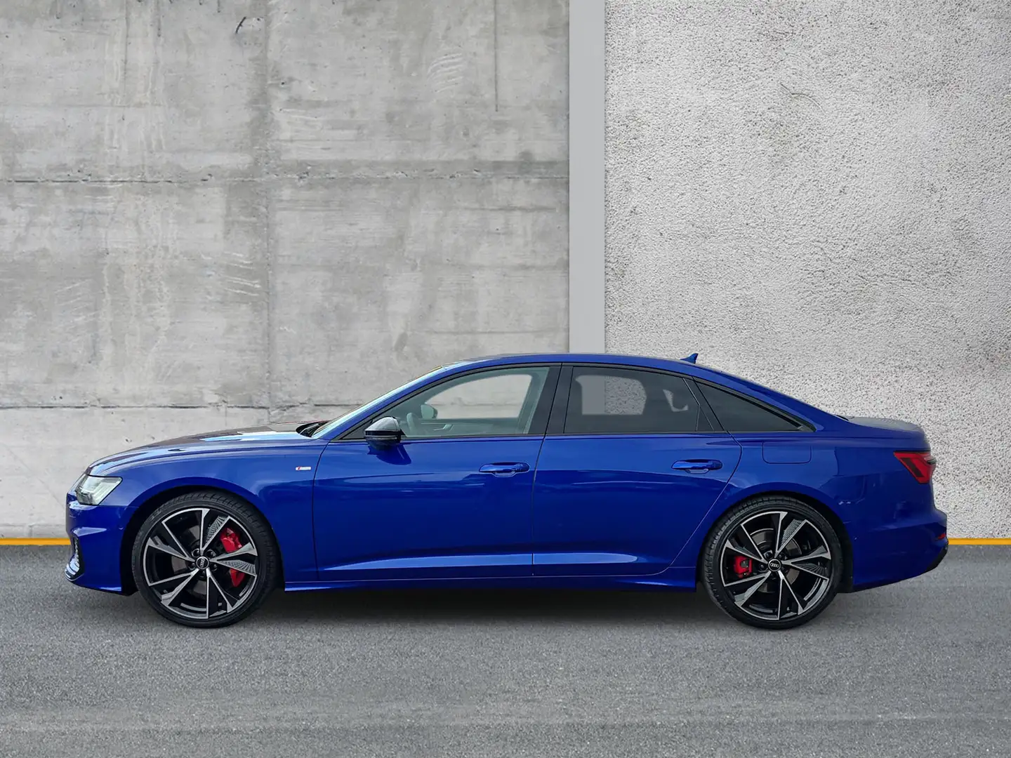 Audi A6 Limousine 55 TFSIe qu S line HD Mat. Sportsitz ... Blau - 2