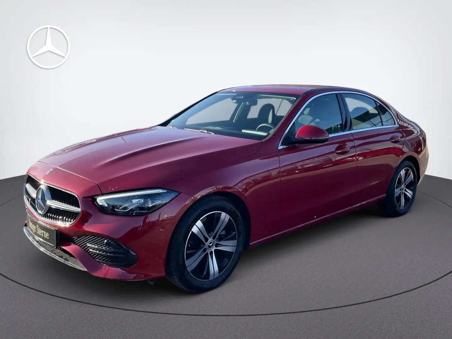Mercedes-Benz C 180 AVANTGARDE-ADVANCED+LENKRADHZG+AHK+LED Rot - 2