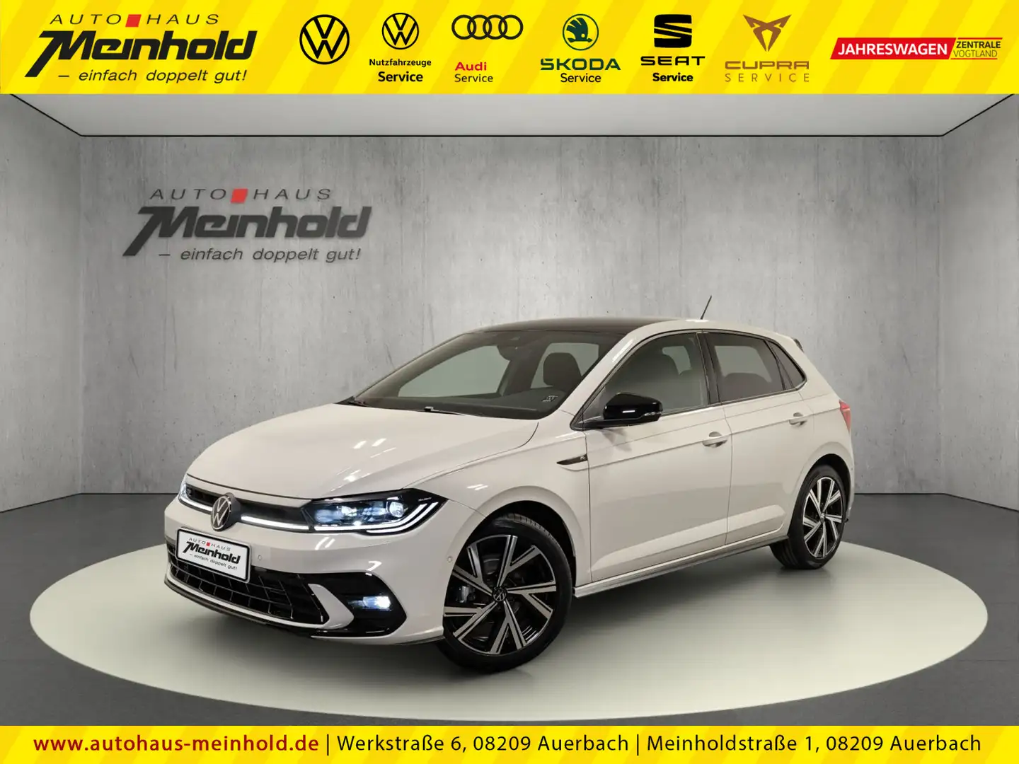 Volkswagen Polo 1.0 TSI R-Line, Matrix, Navi, IQ. Drive Grau - 1
