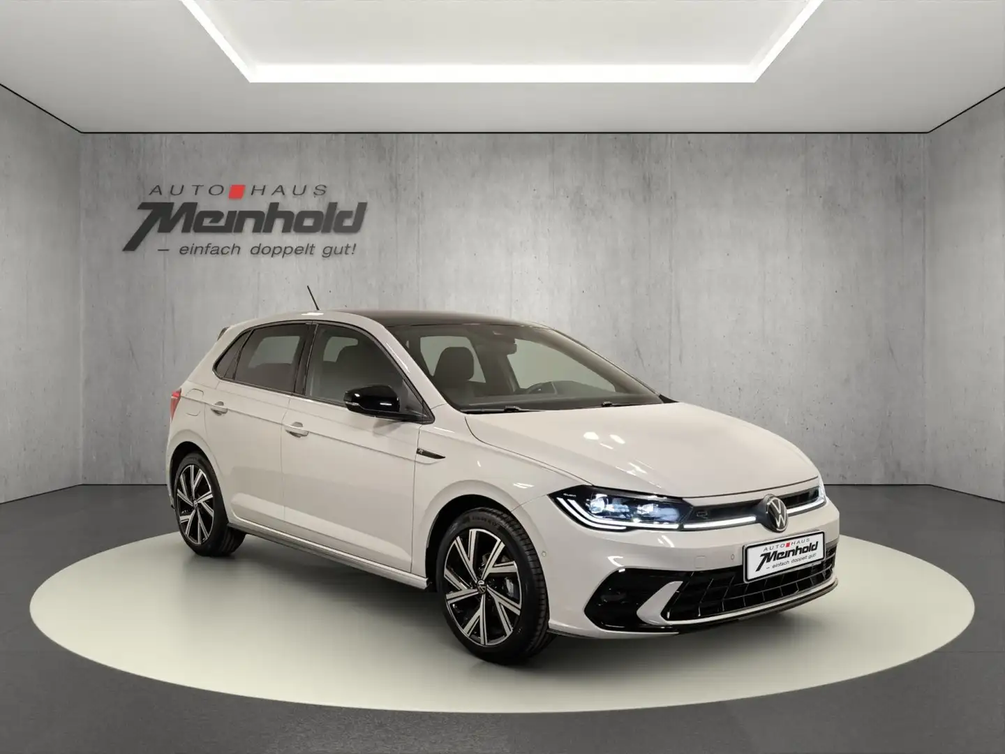 Volkswagen Polo 1.0 TSI R-Line, Matrix, Navi, IQ. Drive Grau - 2