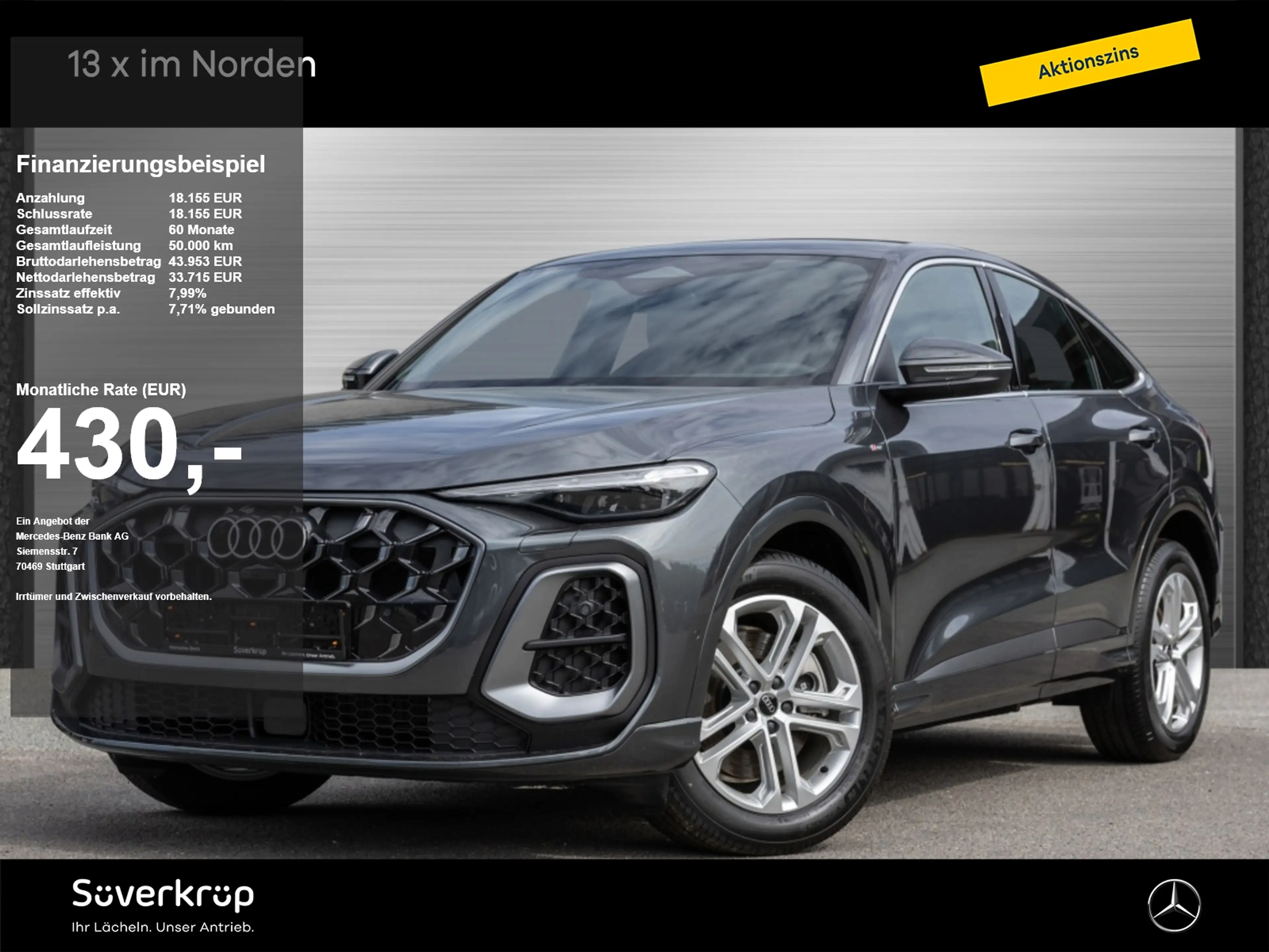 Audi Q5 2.0 TDI Sportback quattro S-Line // TZ sofort verf
