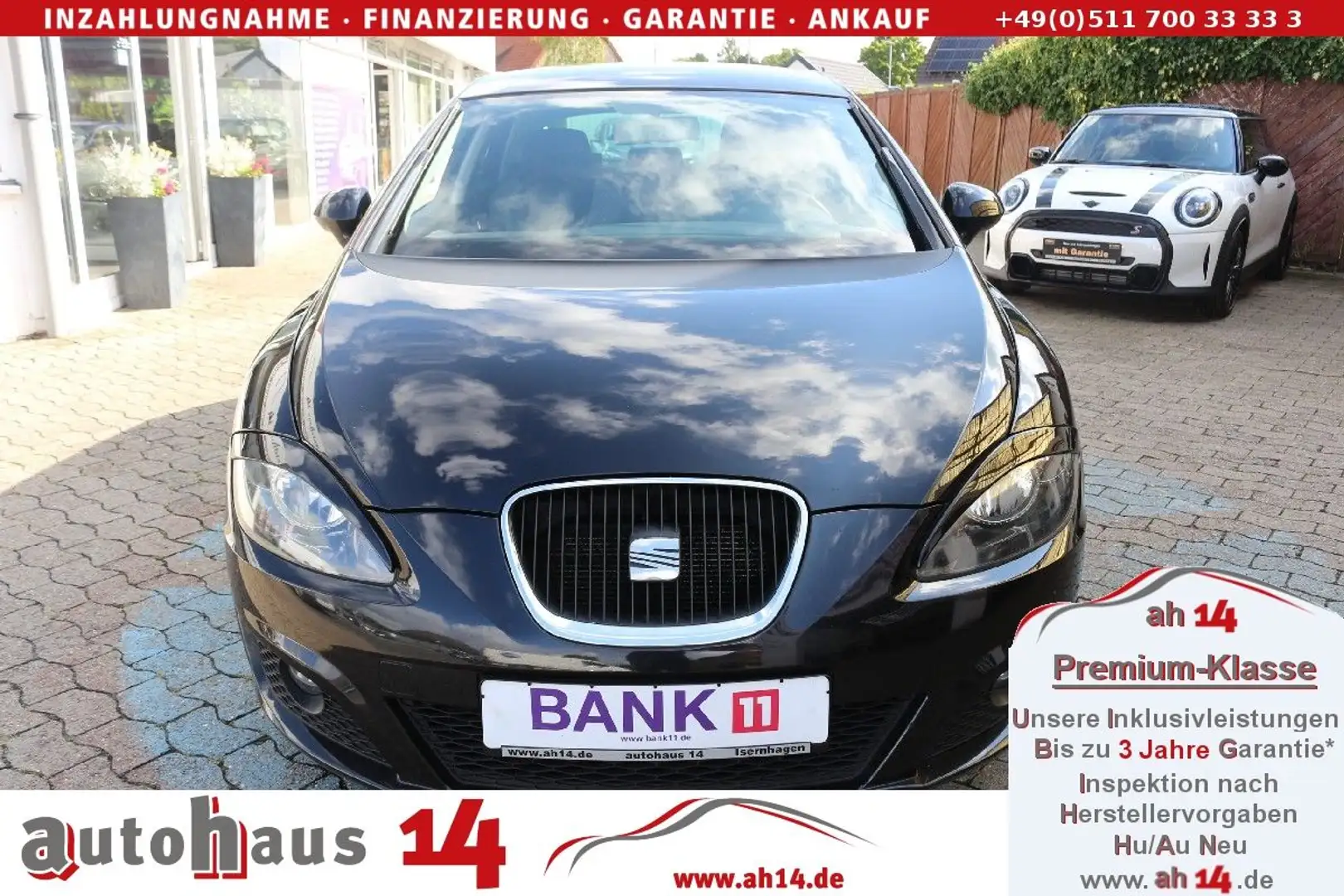 SEAT Leon 1.4 TSI - 1.Hand-SteuerketteNeu-TÜV-Klima Noir - 1