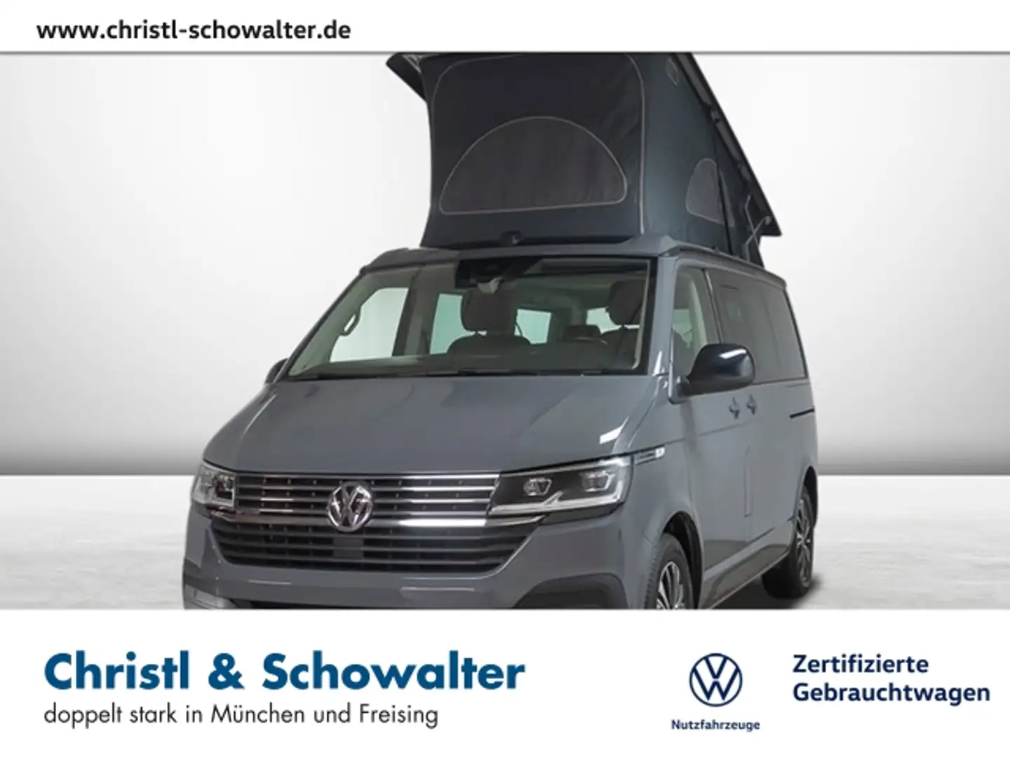 Volkswagen T6.1 California Beach 2.0 TDI 4M Tour AHK LED Gris - 1