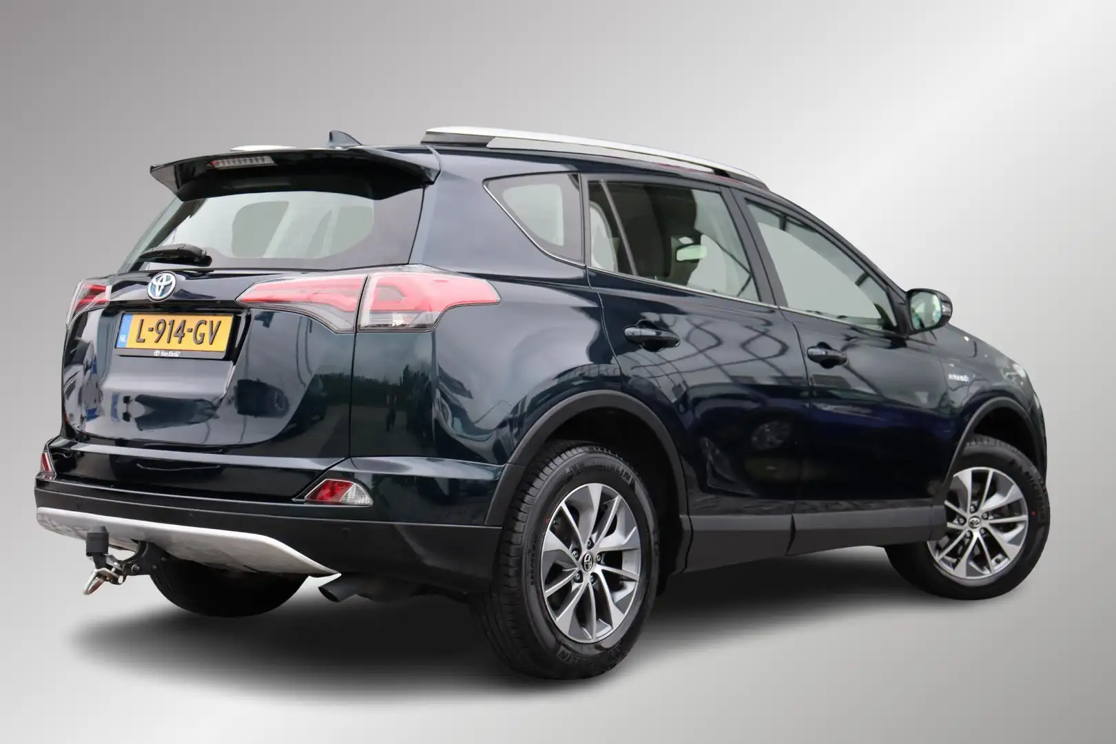 Toyota RAV 4 2.5 Hybrid AWD Dynamic, Trekhaak, Parkeercamera ,P Blauw - 2