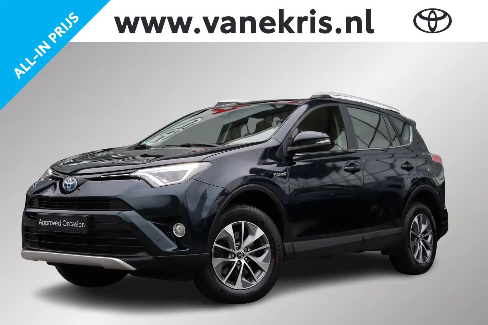 Toyota RAV 4 2.5 Hybrid AWD Dynamic, Trekhaak, Parkeercamera ,P Blauw - 1