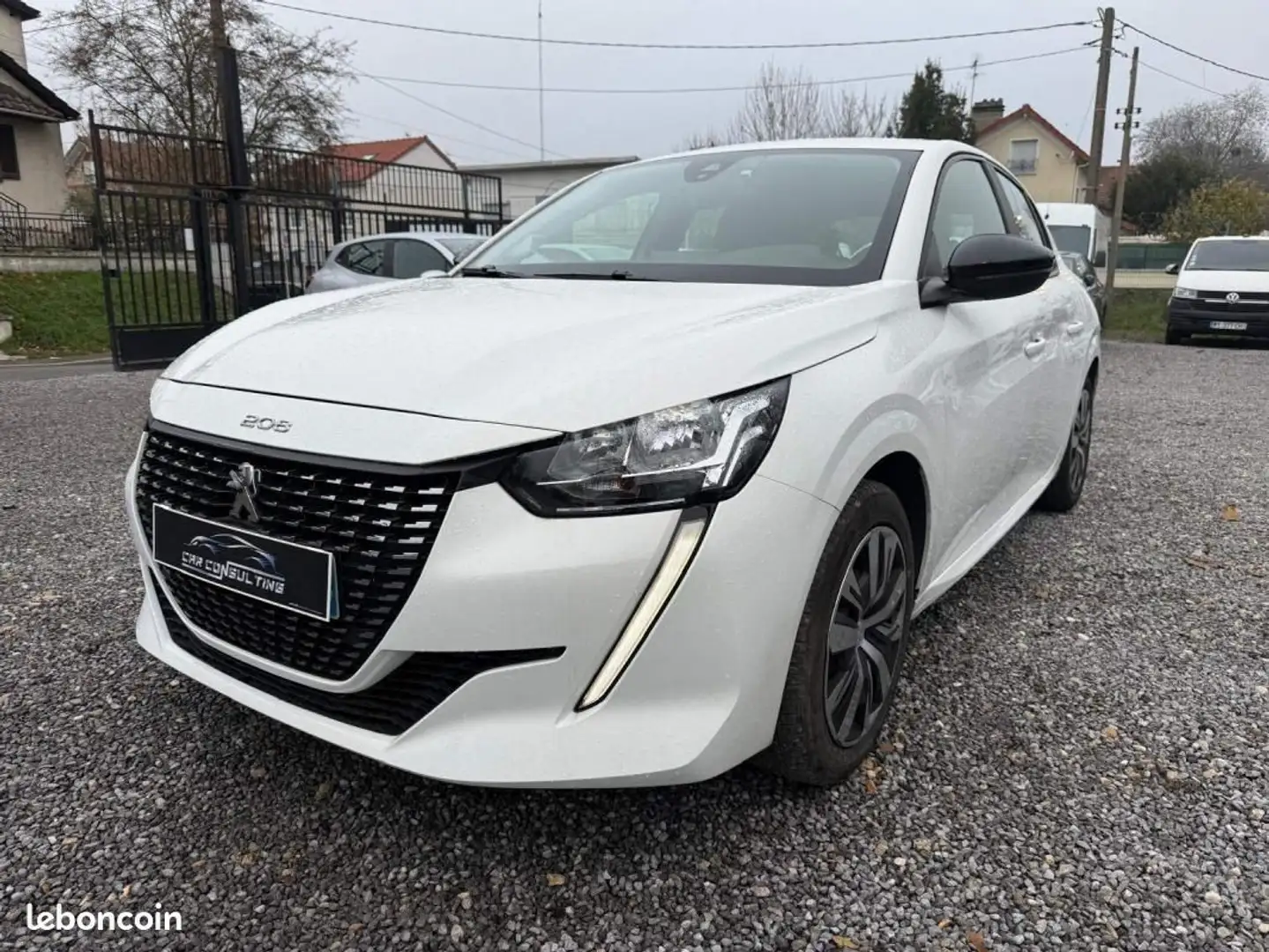 Peugeot 208 BLUEHDI 100 S&S BVM6 ACTIVE 1 ERE MAIN Blanc - 2