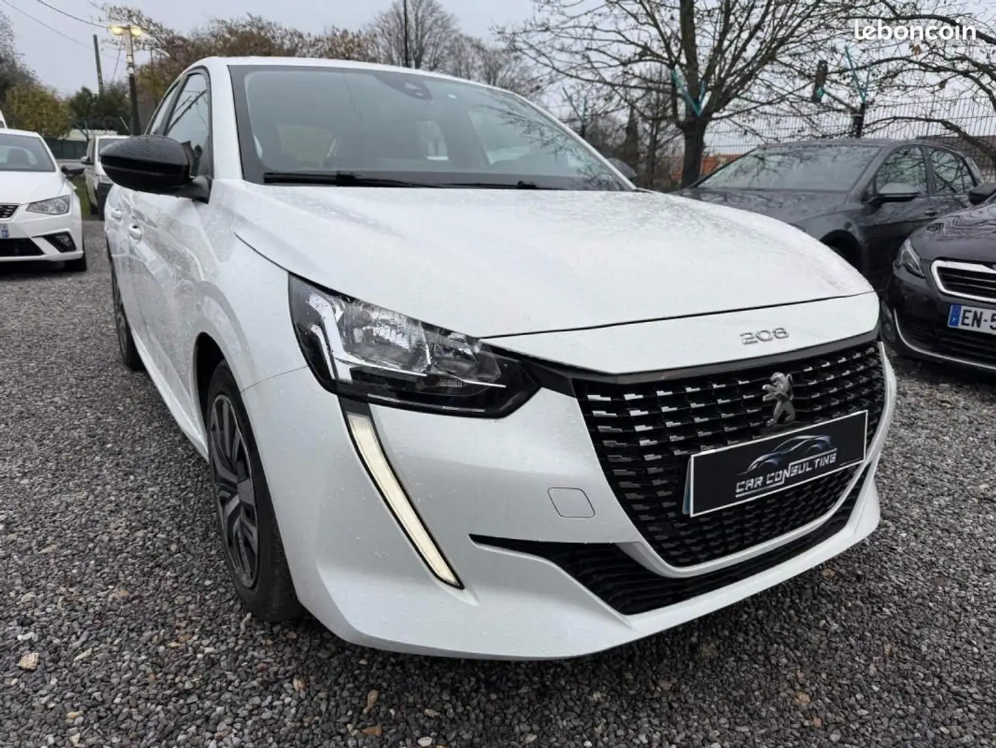 Peugeot 208 BLUEHDI 100 S&S BVM6 ACTIVE 1 ERE MAIN Blanc - 1
