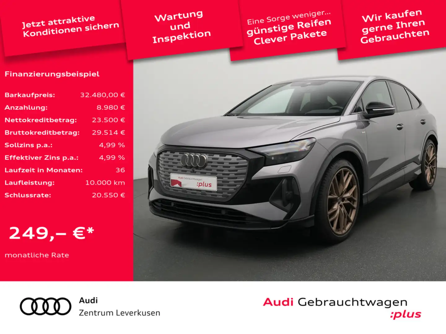 Audi Q4 e-tron Grau - 1