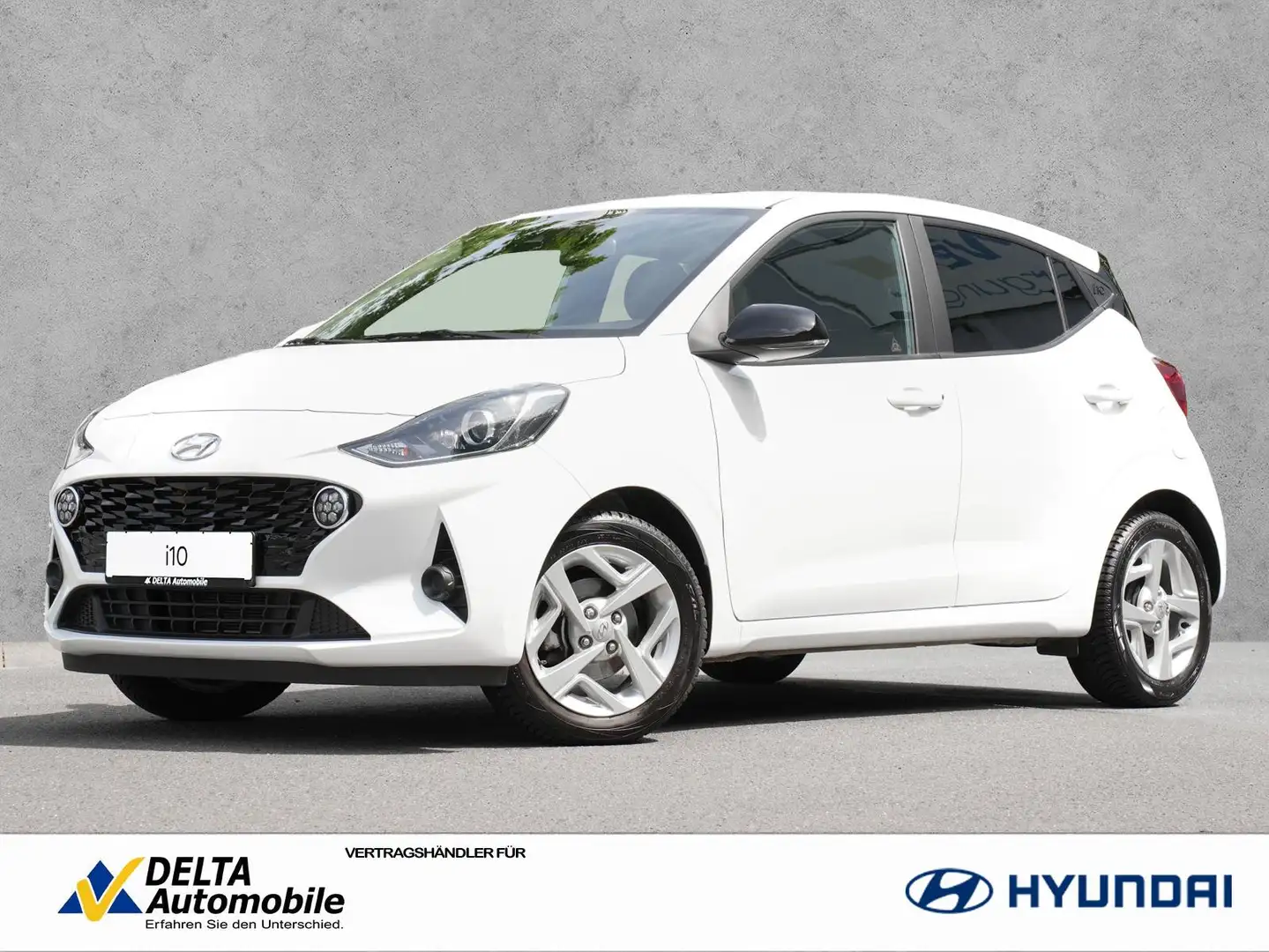 Hyundai i10 1.0 Connect & Go Navi Dachhimel Schwarz Blanc - 1
