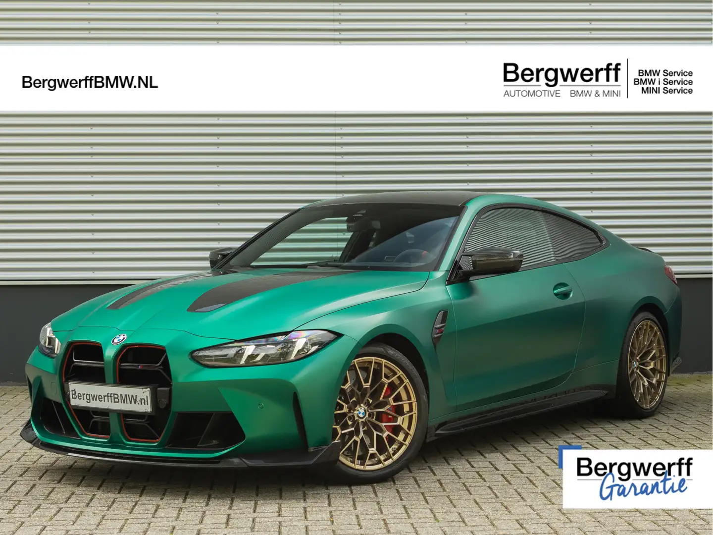 BMW M4 4-serie Coupé CS - Individual ''Frozen Isle of Man Groen - 1