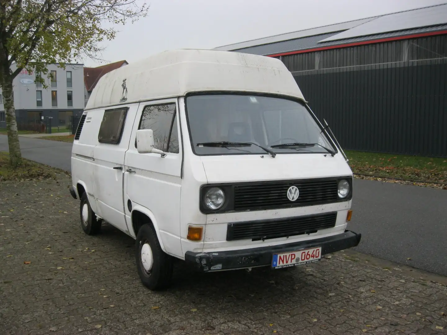Volkswagen T3 SO. KFZ Wohnmobil Білий - 2