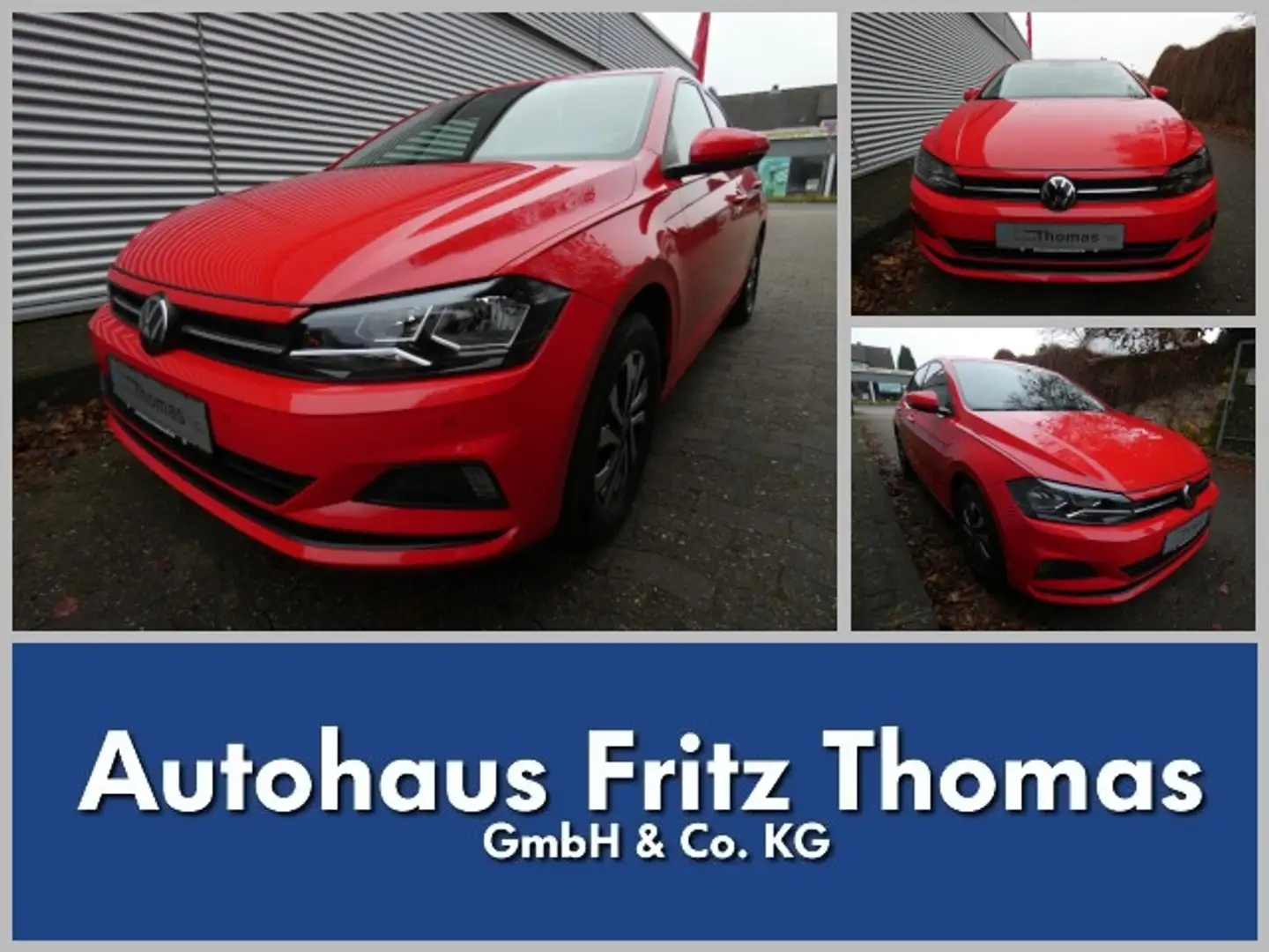 Volkswagen Polo 1.0 TGI CNG Active Navi Erdgas PDC SHZ Klima Navi Rot - 1