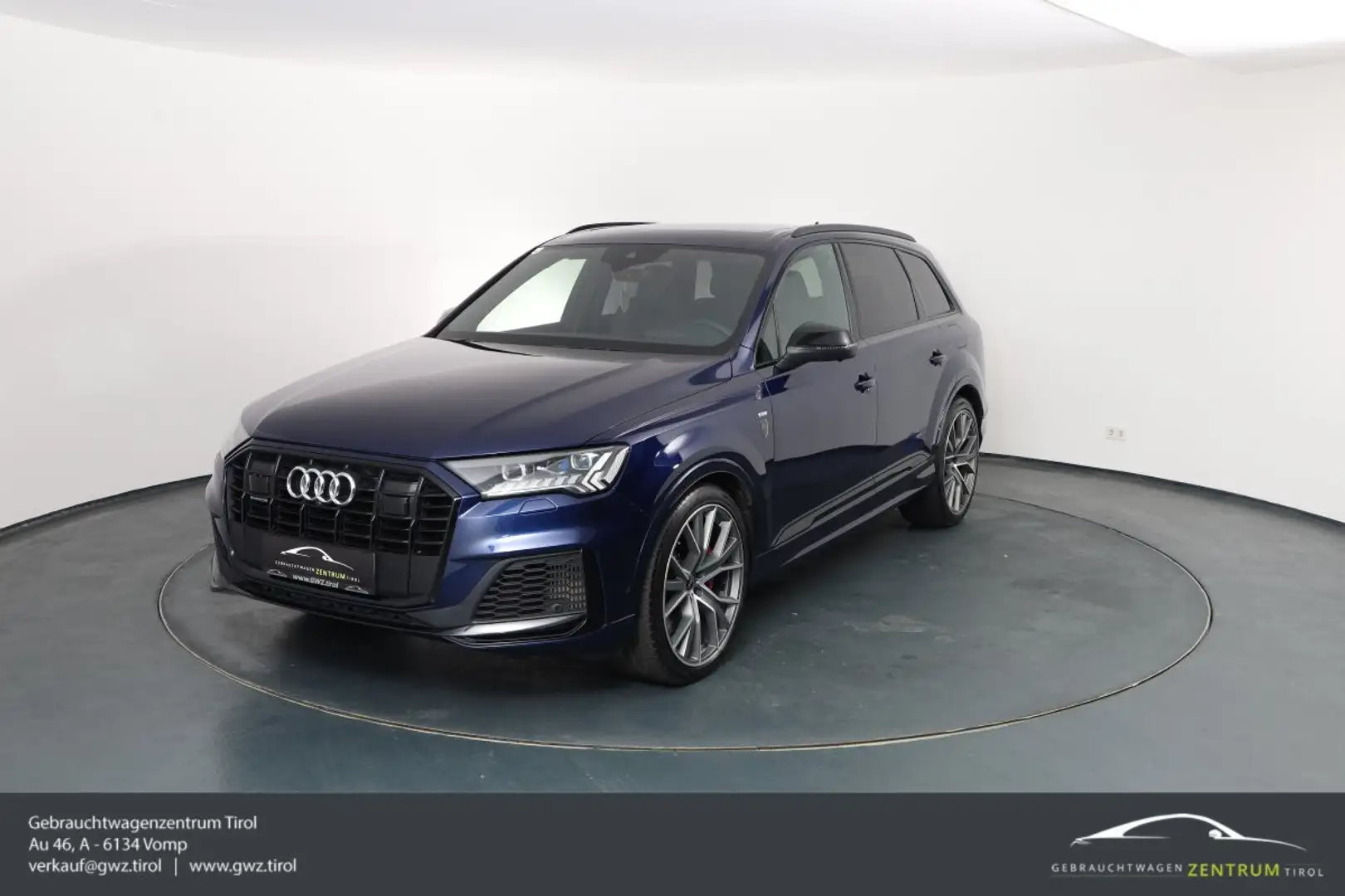 Audi Q7 60 TFSI e S line MEGAVOLL*B&O*PANO*AHK*HUD*SITZ... Blau - 1