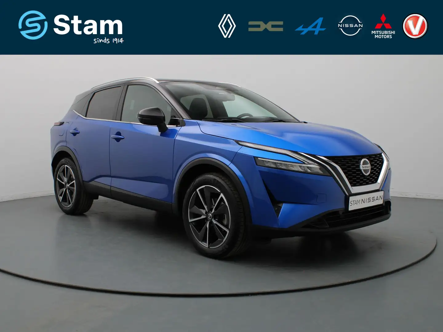 Nissan Qashqai 160pk MHEV Xtronic Tekna Plus Automaat 360° Camera Blauw - 1