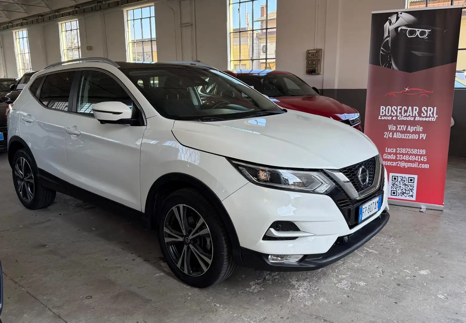 Nissan Qashqai 1.2 dig-t N-Connecta 115cv UNICO PROP Bianco - 1