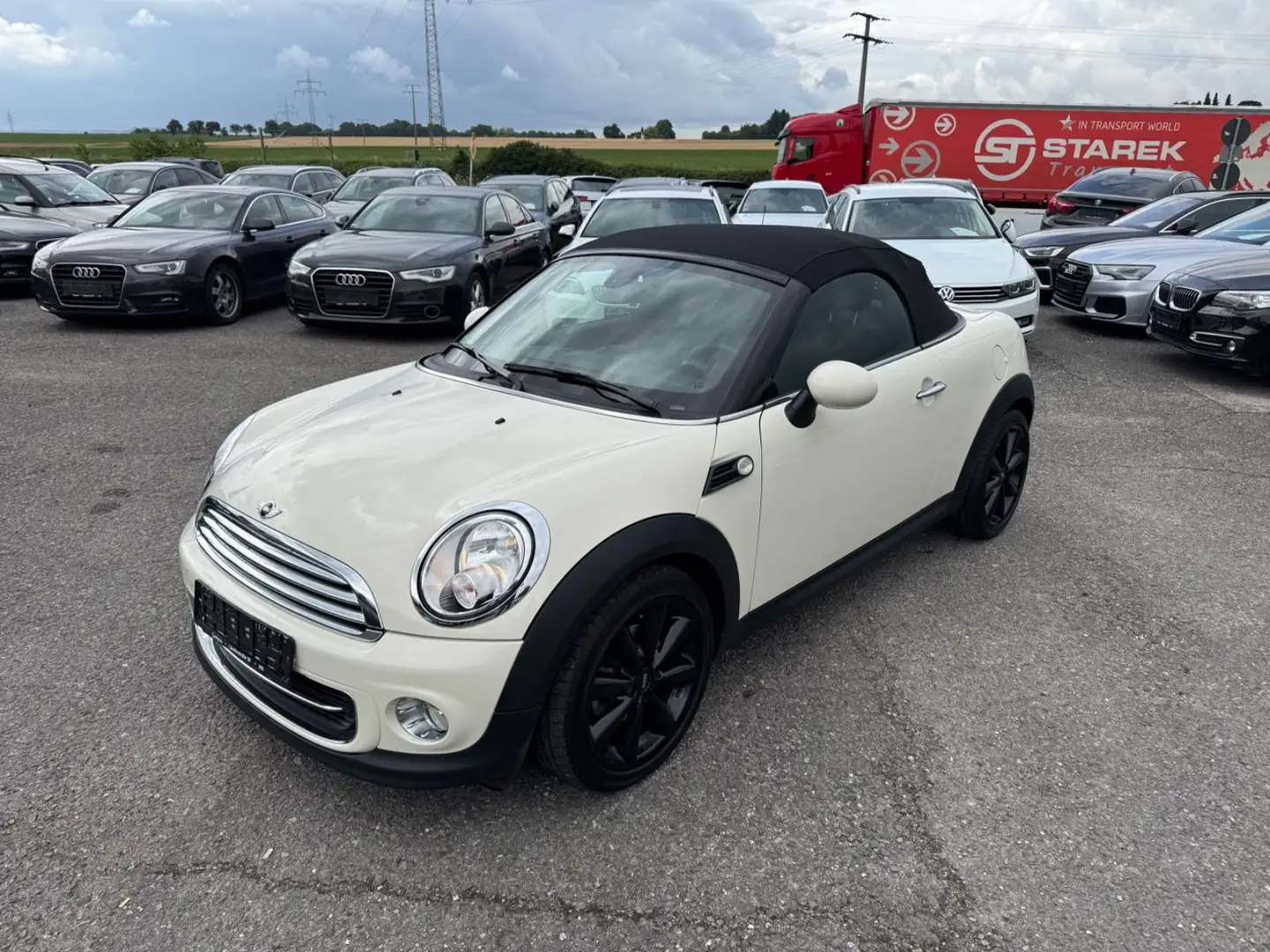 MINI Cooper Roadster Cooper 38 Tkm 1.Hand PDC Biały - 1