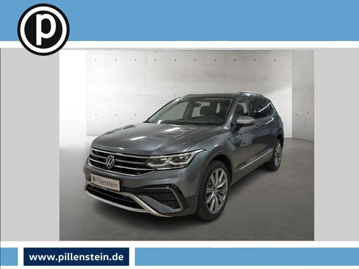 Volkswagen Tiguan Allspace ELEGANCE 2.0 TDI DSG 4M. AHK PANO DCC HUD. Grau - 1