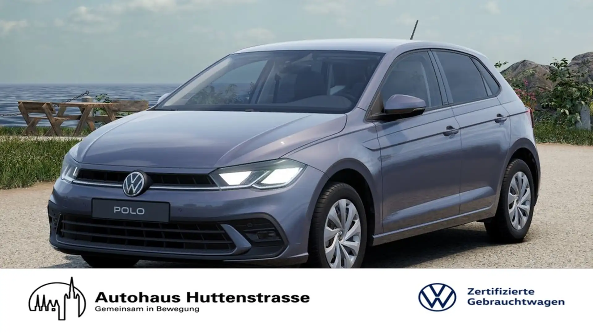 Volkswagen Polo 1.0 TSI Life LED NAVI SHZ Grau - 1