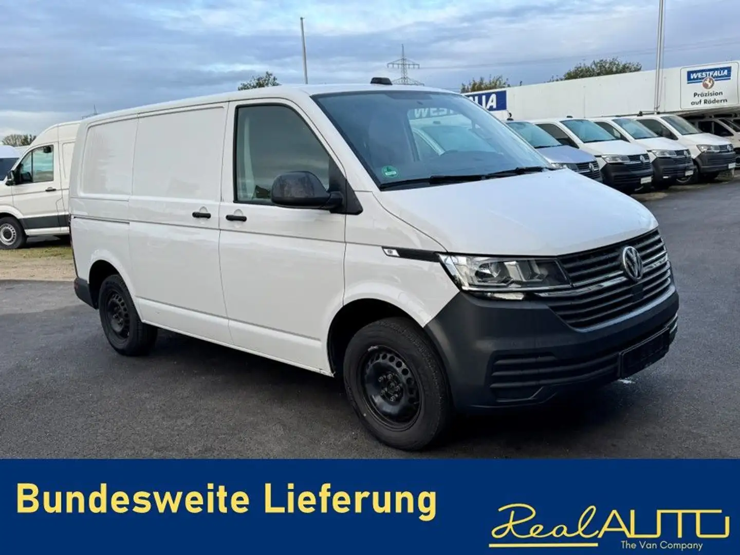 Volkswagen T6 Transporter 6.1 Kasten TDI ACC*Kamera*Klima Weiß - 1
