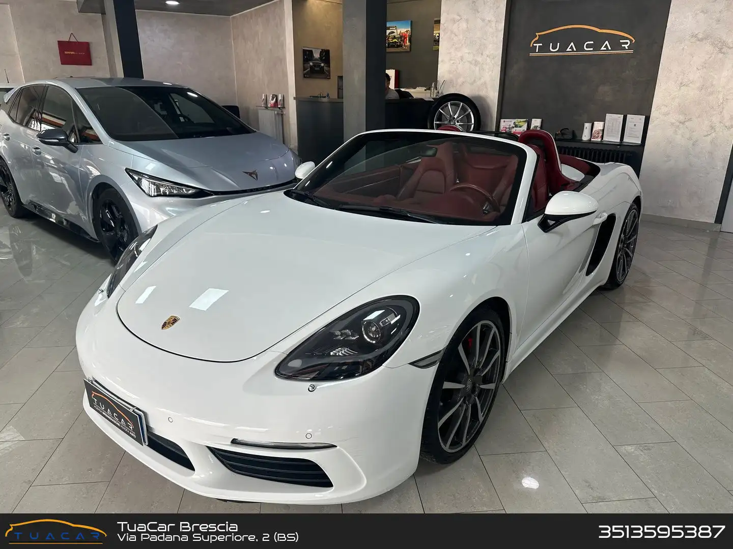 Porsche 718 Spyder Sport Chrono 2.0 Weiß - 1