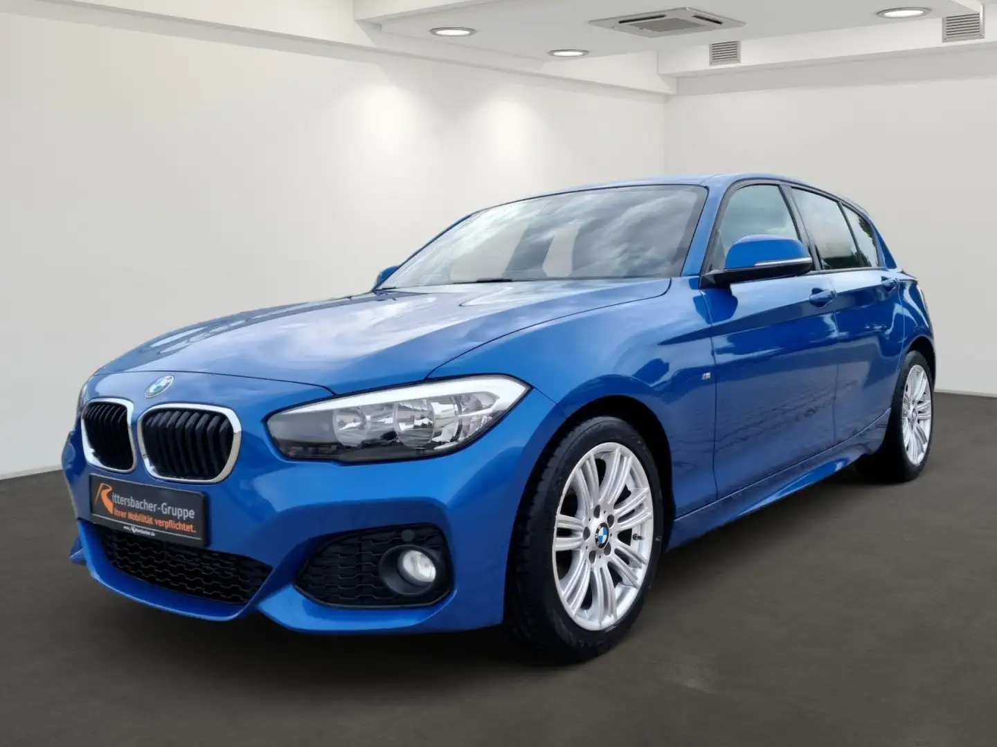 BMW 118 i M Sport Paket Klimaautomatik Sitzheizung Blauw - 2