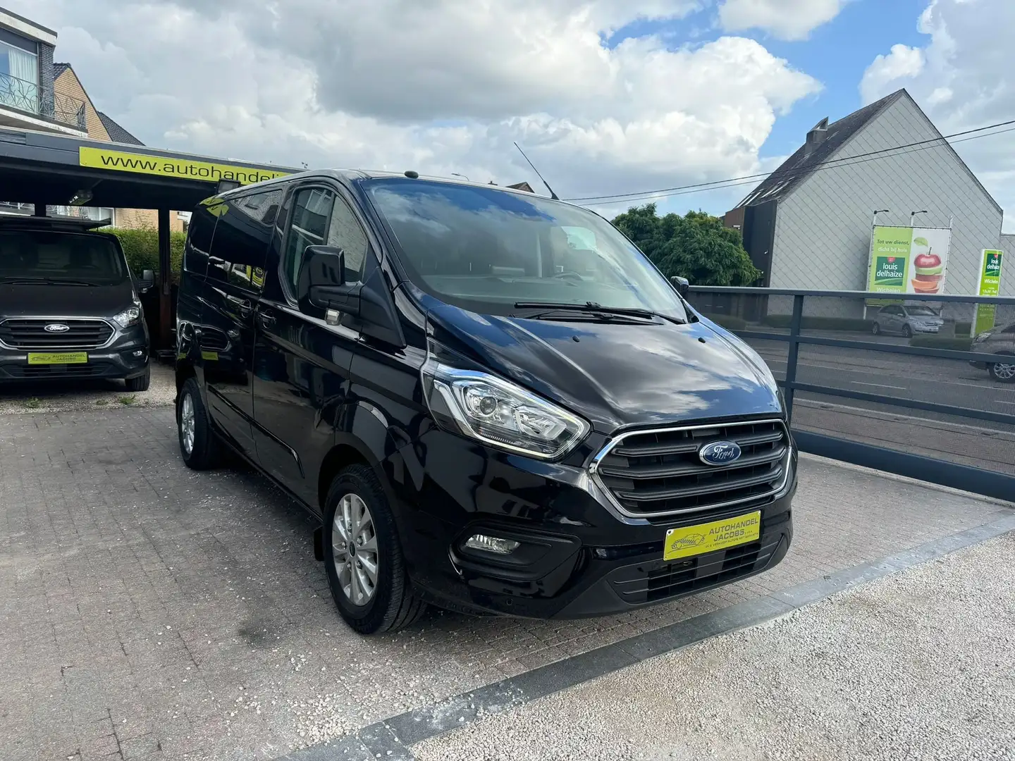 Ford Transit Custom LIMITED * DUB CAB * 130PK * CAMERA * GPS * 23099+ Noir - 1