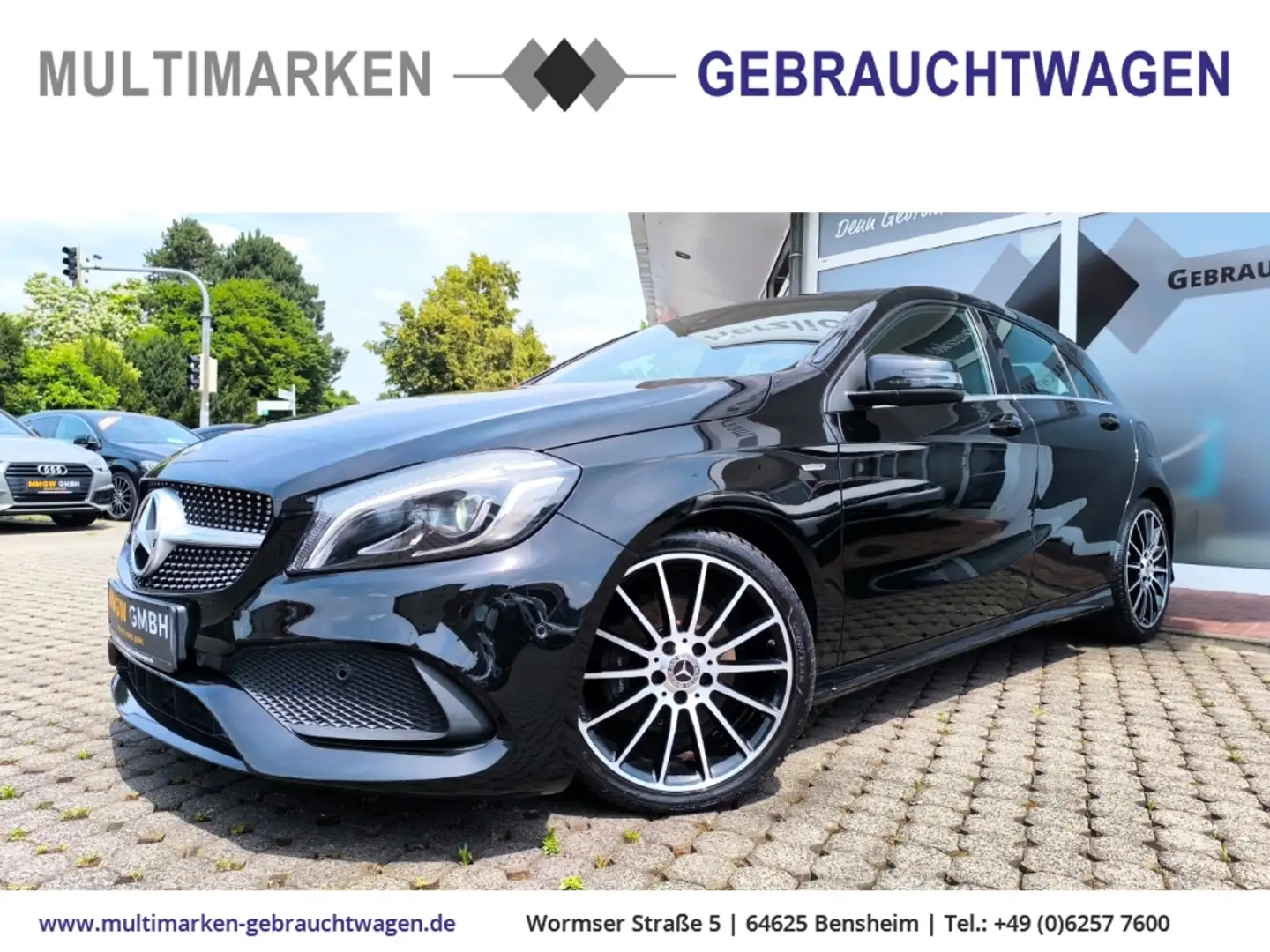 Mercedes-Benz A 180 AMG Sport Line BlueEfficiency Navi/LED/SHZ Schwarz - 1