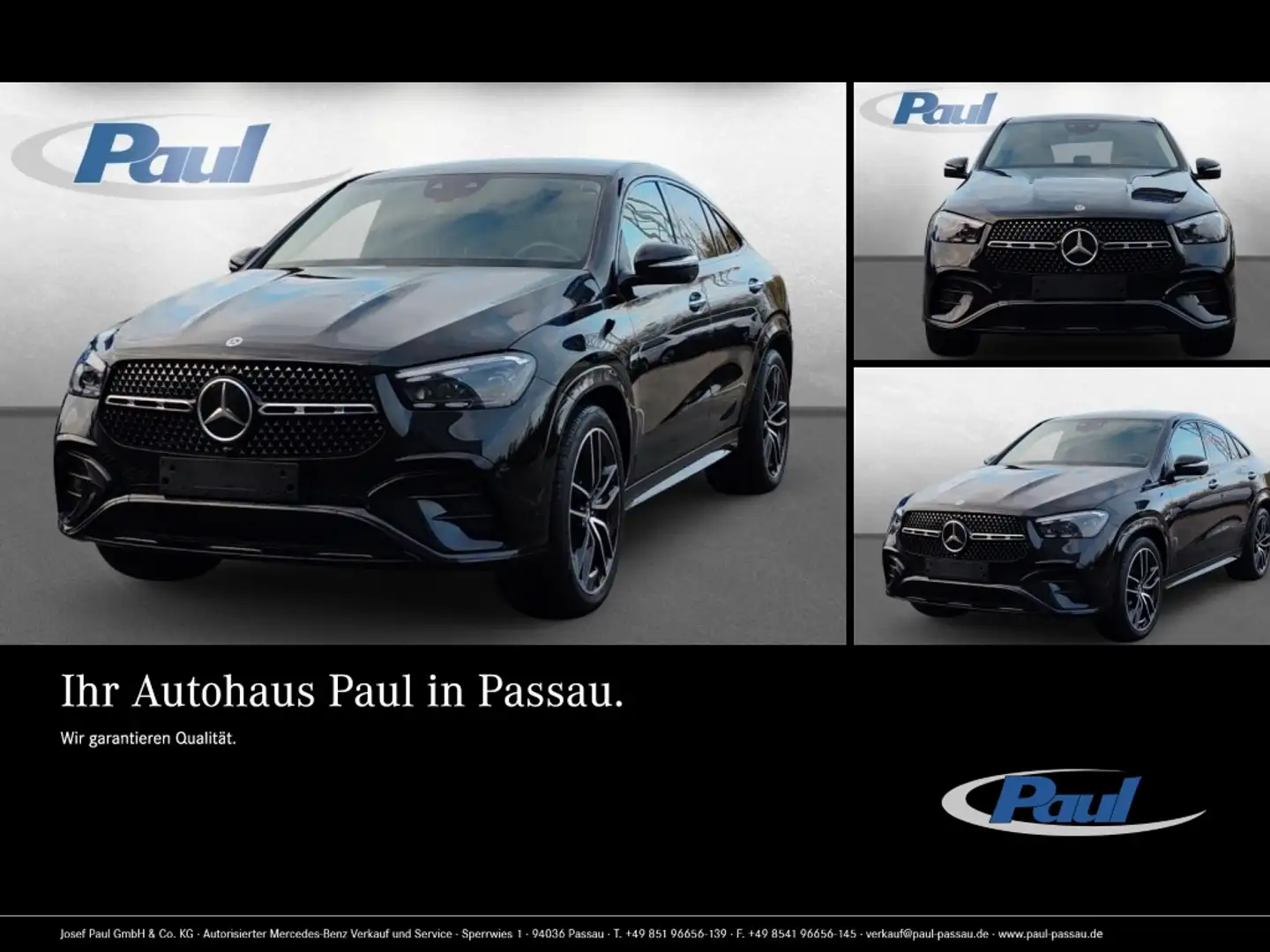 Mercedes-Benz GLE 450 d 4MATIC Coupé AMG+Night+ACC+elSitz+LED Černá - 1