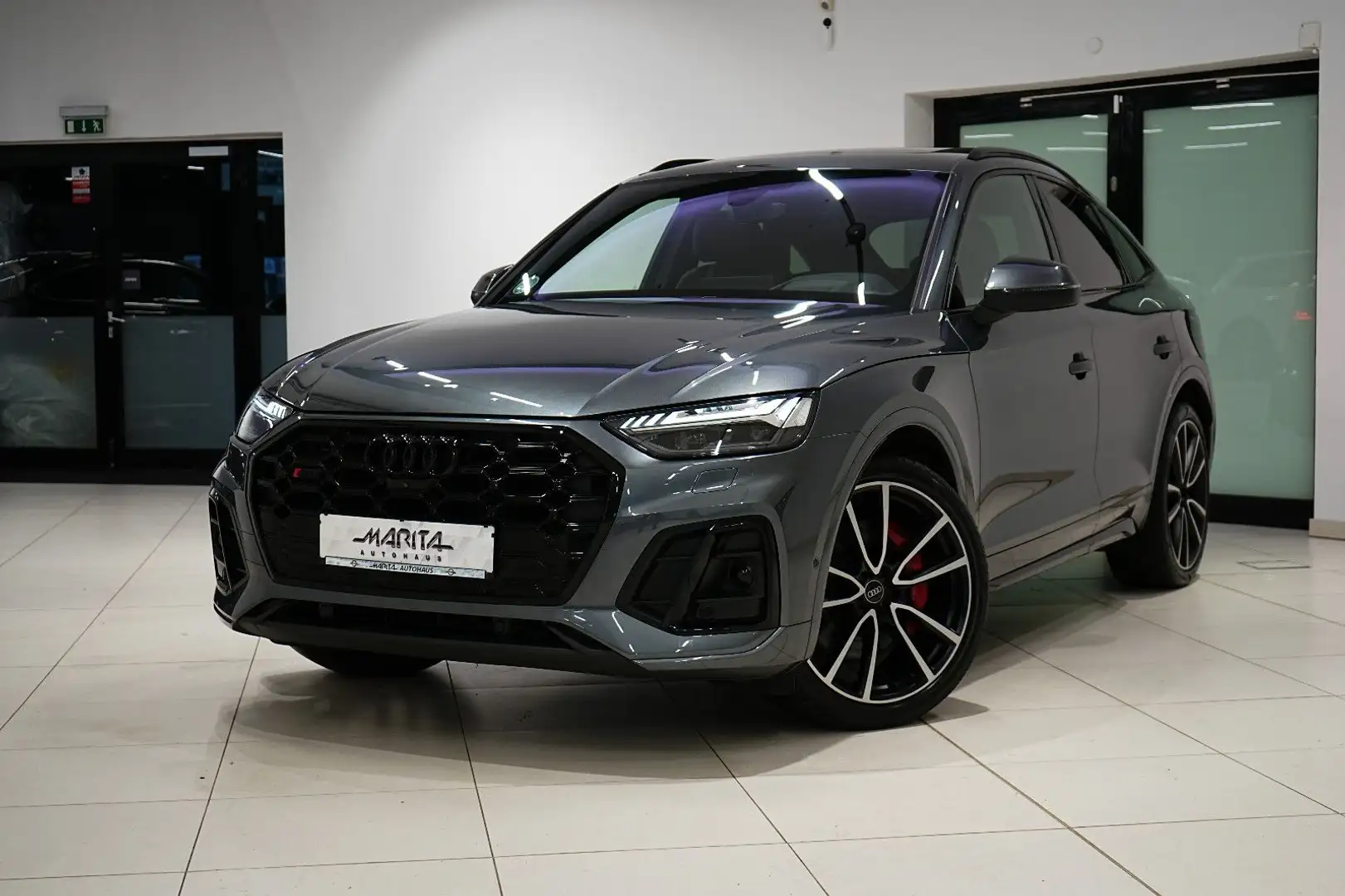 Audi SQ5 SPORTBACK 3.0|ACC|HUD|PANO|360°|MASSAGE|B&O| Серый - 1