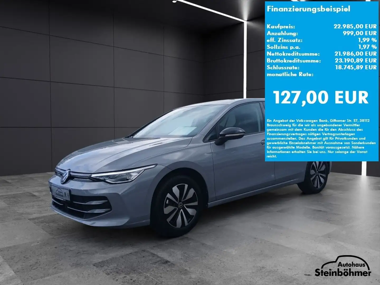 Volkswagen Golf Facelift Goal 1.5TSI LED NAV AHK ACC SHZ Navi Grijs - 2