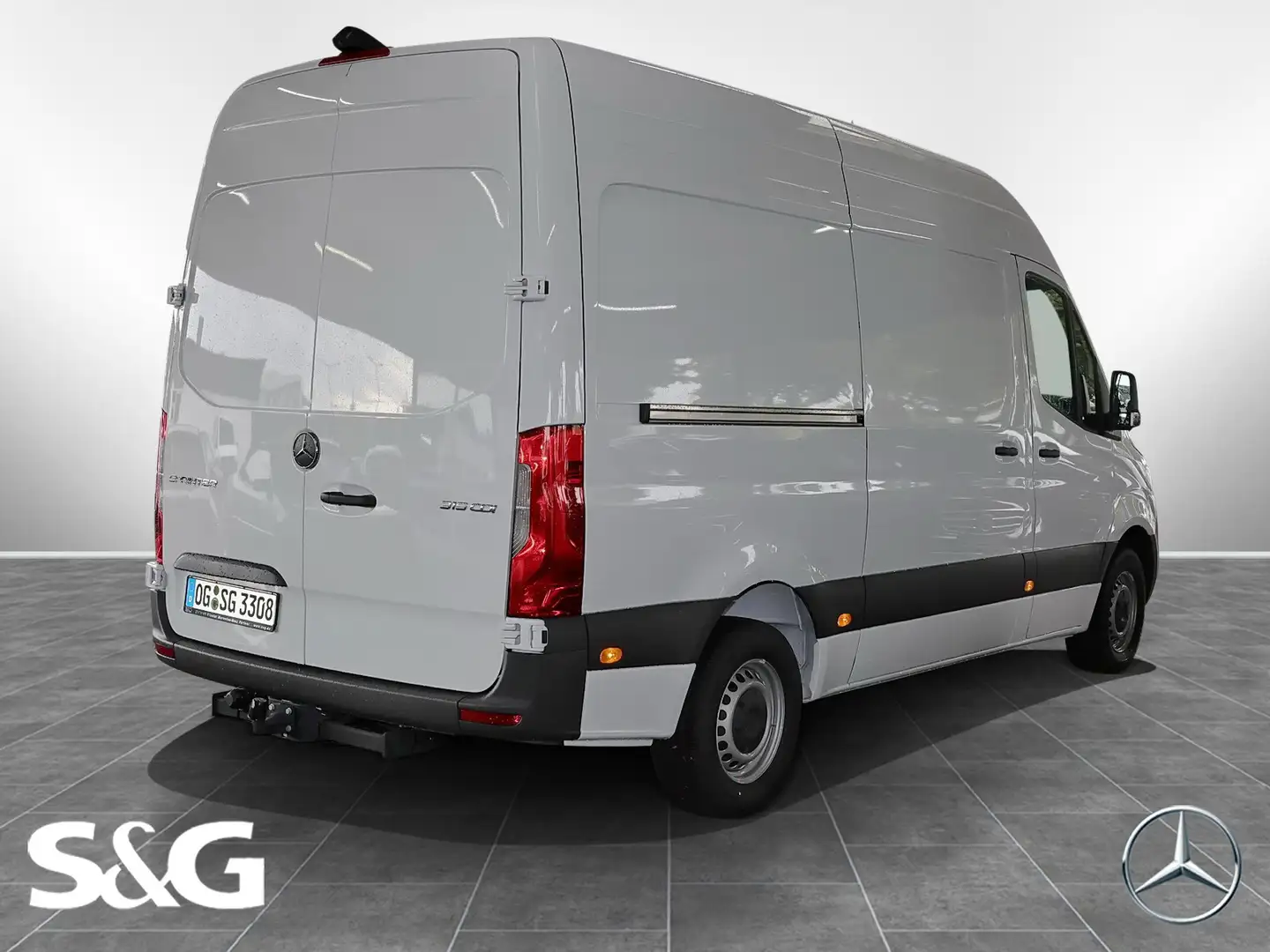 Mercedes-Benz Sprinter 315 CDI MBUX+RüKam+AHK+Hecktür 2-fl+ Blanco - 2