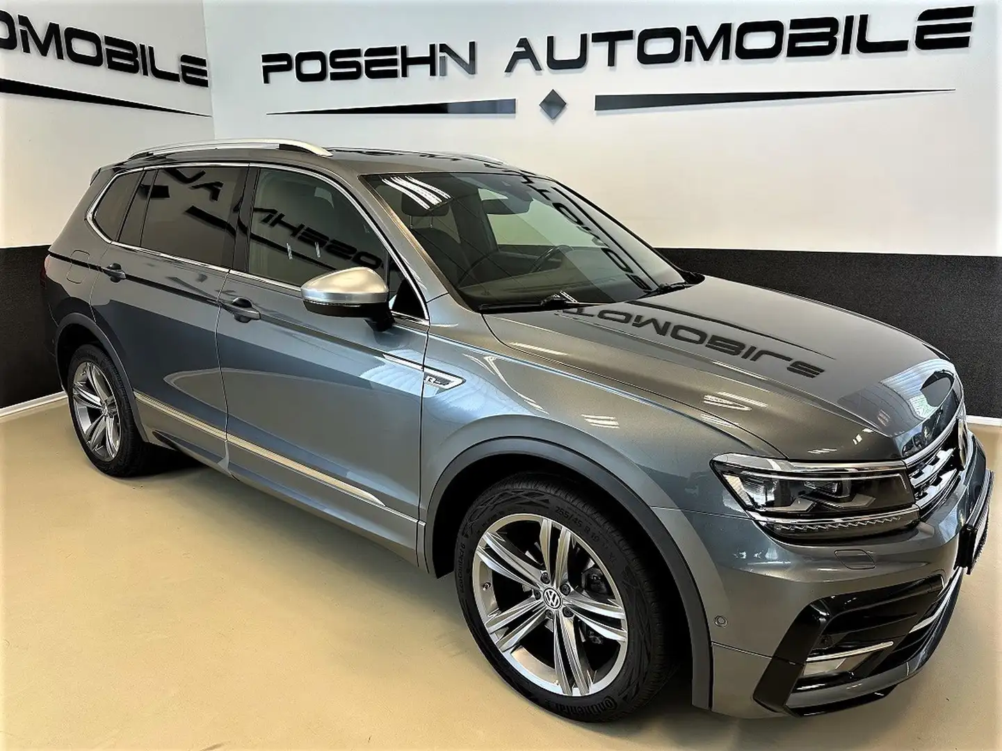 Volkswagen Tiguan Allspace 2.0 TDI DSG R-Line 7-Sitzer AHK ACC LED Grau - 1