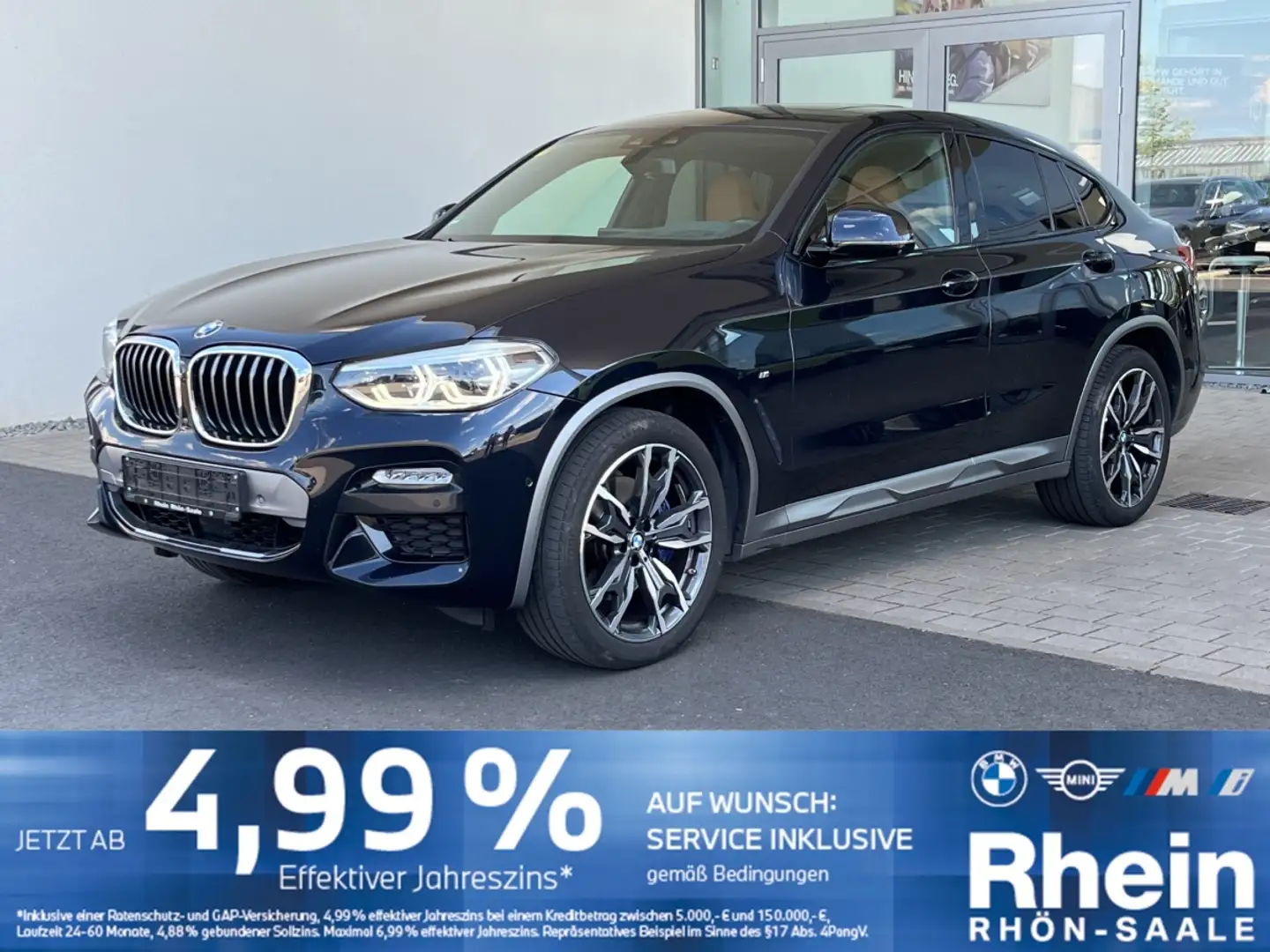 BMW X4 xDrive30d M Sport X Pano.HUD.H/K.St.heiz.P+ Schwarz - 1