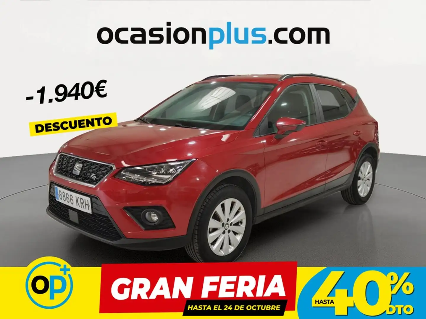 SEAT Arona 1.6TDI CR S&S Style 115 Rojo - 1