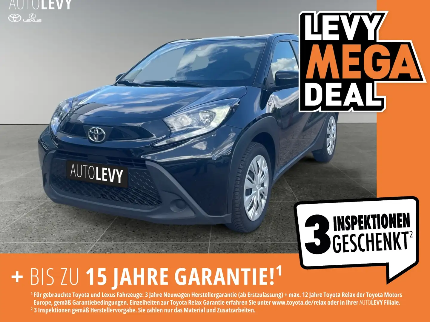 Toyota Aygo X 1.0 *KAMERA*ALLWETTER* Schwarz - 1