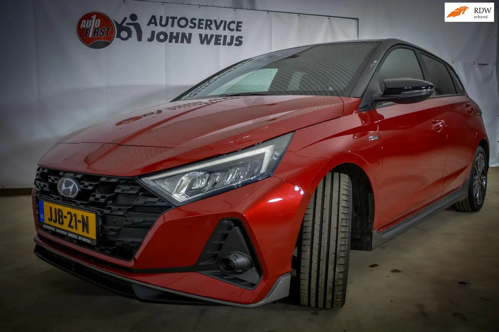 Hyundai i20 1.0 N-Line Hybrid, achteruitrijcamera Rouge - 1