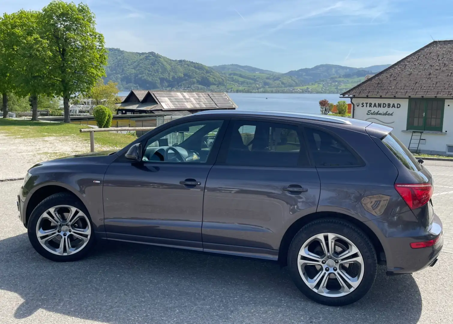 Audi Q5 2.0 TFSI quattro Sline Innen Aussen Motorschaden Grau - 1