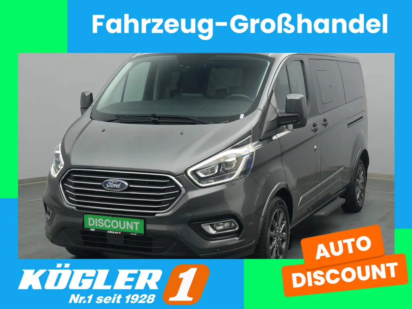 Ford Tourneo Custom 320 L2 Titanium X 185PS Grau - 1