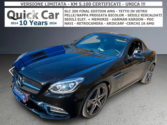 Mercedes-Benz SLC 200 AMG TETTO IN VETRO,PELLE TOTALE PREGIATA,NAVIGATORE,RETROCAMERA,HARMAN KARDON,SEDILI ELET. + MEMORIE - FINAL EDITION !